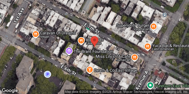 Aerial map of 114 EAST 7 STREET, Manhattan