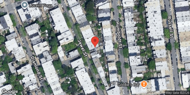 Aerial map of 26 JEWEL STREET, Brooklyn