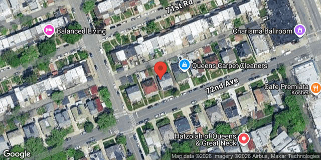 Aerial map of 141-11 72 AVENUE, Queens