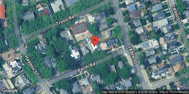 Aerial map of 187-29 PERTH ROAD, Queens
