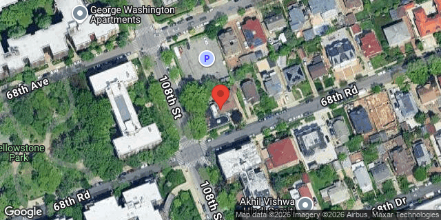 Aerial map of 108-05 68 ROAD, Queens