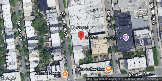 Aerial map of 284 KINGSLAND AVENUE, Brooklyn