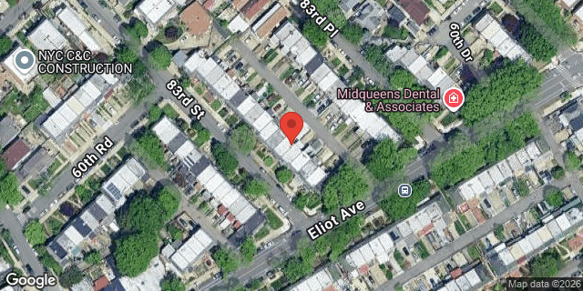 Aerial map of 60-45 83 STREET, Queens