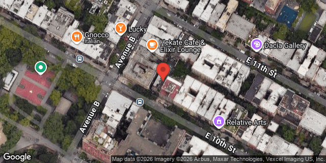 Aerial map of 349 EAST 10 STREET, Manhattan
