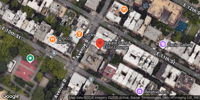 Aerial map of 167 AVENUE B, Manhattan