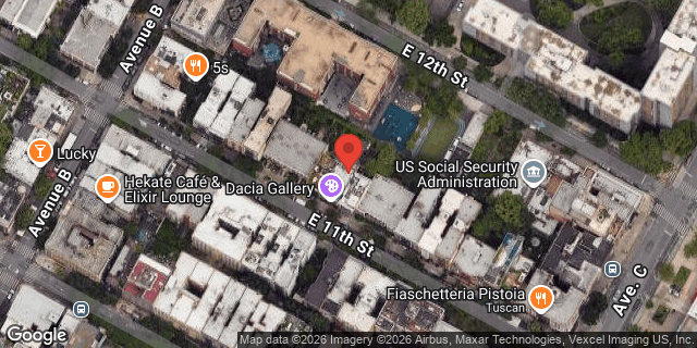 Aerial map of 621 EAST 11 STREET, Manhattan