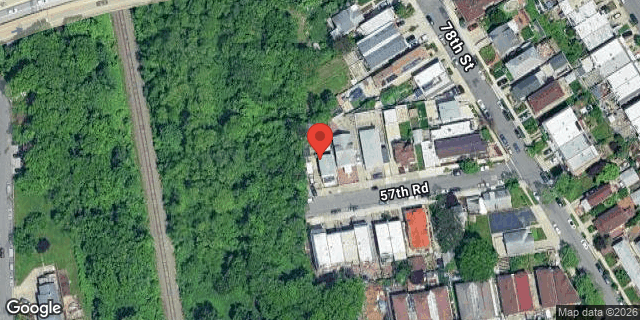 Aerial map of 76-05 57 ROAD, Queens