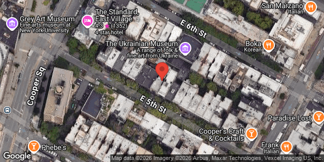 Aerial map of 221 EAST 5 STREET, Manhattan