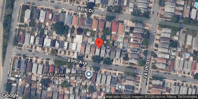 Aerial map of 244-49 89 AVENUE, Queens