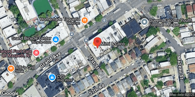 Aerial map of 71-02 GRAND AVENUE, Queens