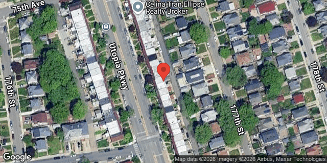 Aerial map of 75-31 UTOPIA PARKWAY, Queens