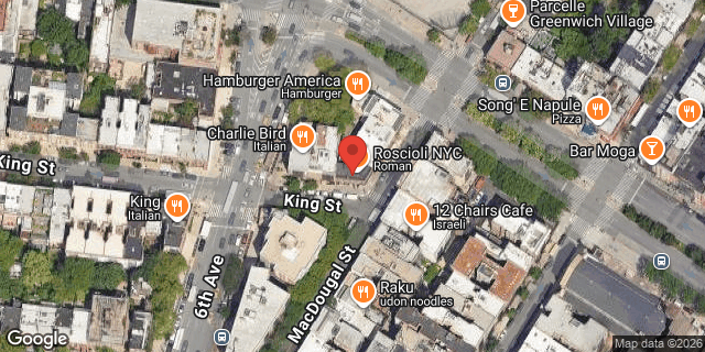 Aerial map of 43 MAC DOUGAL STREET, Manhattan