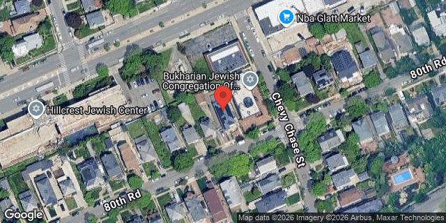 Aerial map of 182-63 80 ROAD, Queens