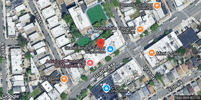 Aerial map of 70-09 GRAND AVENUE, Queens