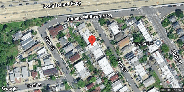 Aerial map of 57-40 79 STREET, Queens