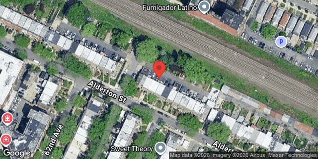 Aerial map of 62-09 ALDERTON STREET, Queens