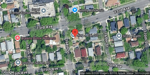 Aerial map of 168-04 73 AVENUE, Queens
