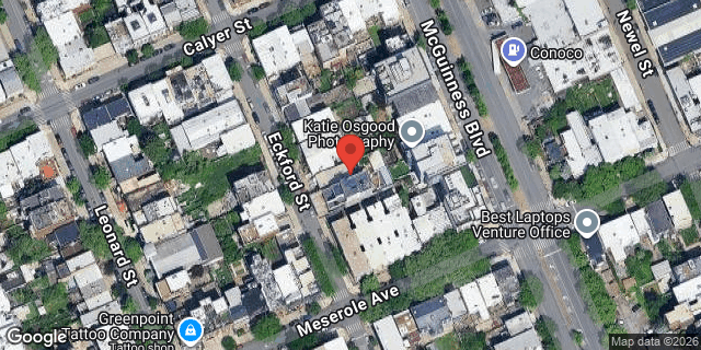 Aerial map of 260 ECKFORD STREET, Brooklyn