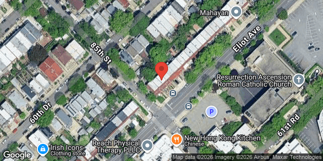Aerial map of 85-05 ELIOT AVENUE, Queens