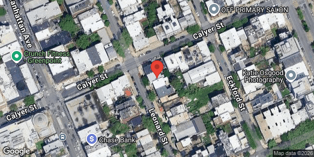 Aerial map of 694 LEONARD STREET, Brooklyn