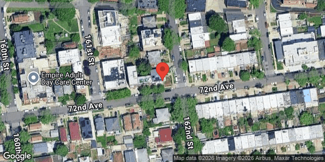 Aerial map of 71-72 162 STREET, Queens