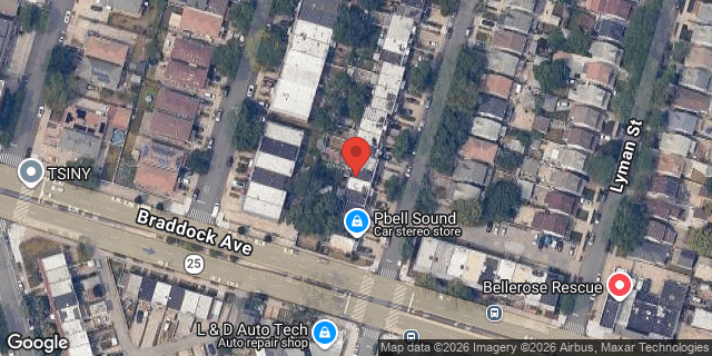 Aerial map of 89-44 MOLINE STREET, Queens