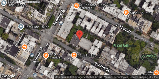 Aerial map of 509 EAST 11 STREET, Manhattan