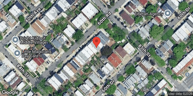 Aerial map of 84-34 60 ROAD, Queens