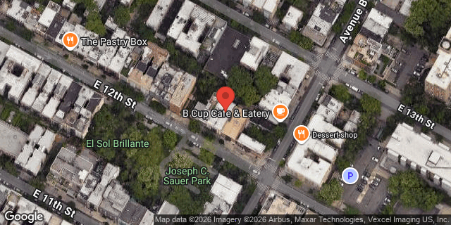 Aerial map of 543 EAST 12 STREET, Manhattan
