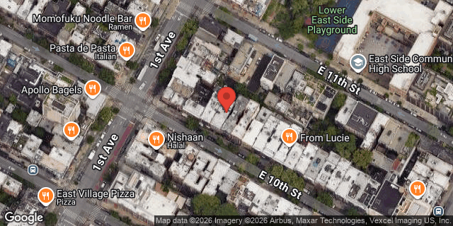 Aerial map of 251 EAST 10 STREET, Manhattan