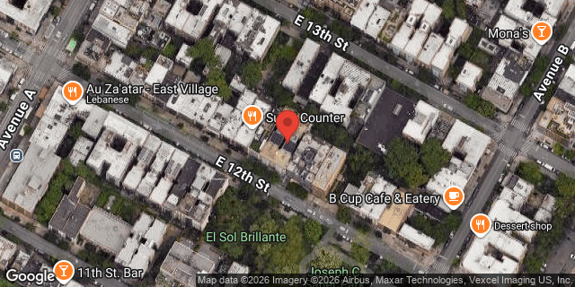 Aerial map of 527 EAST 12 STREET, Manhattan