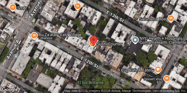 Aerial map of 523 EAST 12 STREET, Manhattan
