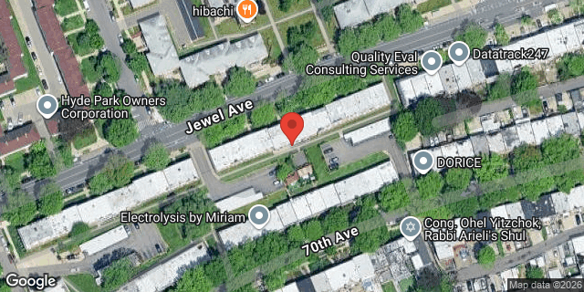 Aerial map of 139-06 JEWEL AVENUE, Queens
