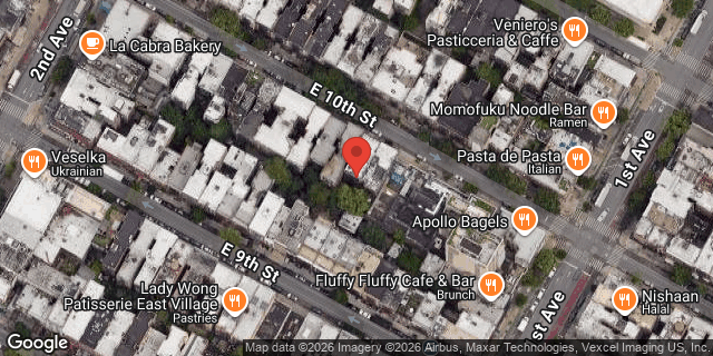 Aerial map of 226 EAST 10 STREET, Manhattan