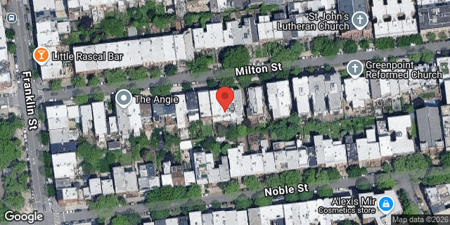 Aerial map of 112 MILTON STREET, Brooklyn