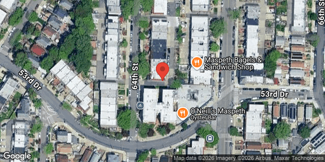 Aerial map of 53-79 64 STREET, Queens