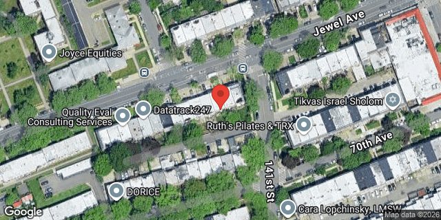 Aerial map of 140-08 JEWEL AVENUE, Queens