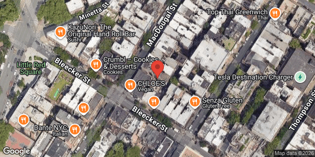 Aerial map of 104 MAC DOUGAL STREET, Manhattan