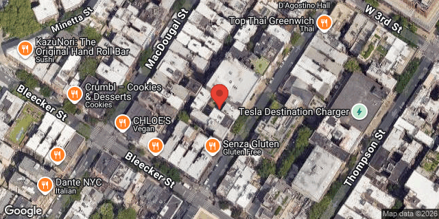 Aerial map of 212 SULLIVAN STREET, Manhattan