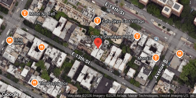 Aerial map of 529 EAST 13 STREET, Manhattan