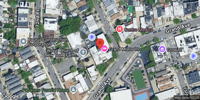 Aerial map of 72-51 GRAND AVENUE, Queens