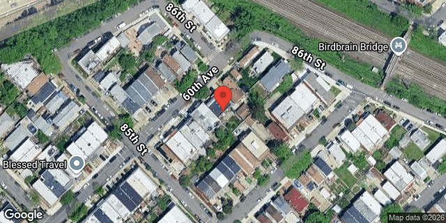 Aerial map of 85-16 60 AVENUE, Queens