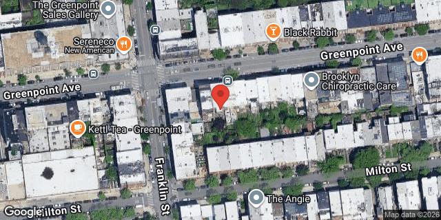 Aerial map of 96 GREENPOINT AVENUE, Brooklyn