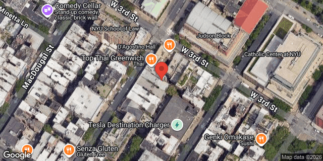 Aerial map of 231 SULLIVAN STREET, Manhattan