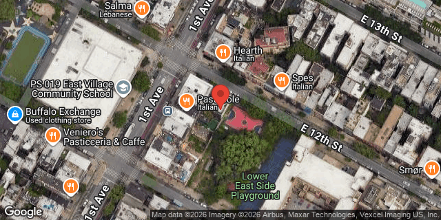 Aerial map of 402 EAST 12 STREET, Manhattan