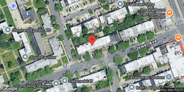 Aerial map of 140-07 JEWEL AVENUE, Queens