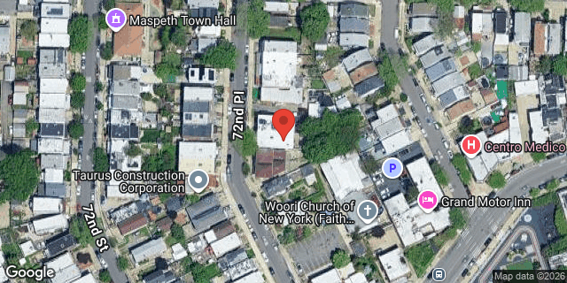 Aerial map of 53-49 72 PLACE, Queens
