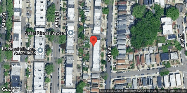 Aerial map of 53-52 66 STREET, Queens