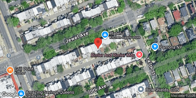 Aerial map of 144-36 JEWEL AVENUE, Queens