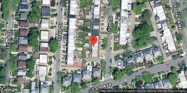 Aerial map of 70-40 175 STREET, Queens